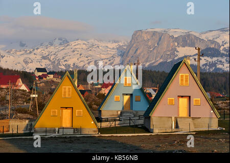 Montenegro, Nationalpark Durmitor, nördlichen Bergen, in der Nähe der Stadt zabljak Crno jezero (Schwarzer See) Stockfoto