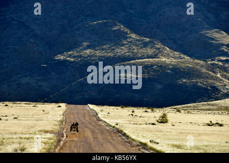 Namibia, erongo, Damaraland, die Straße nach Brandberg Stockfoto