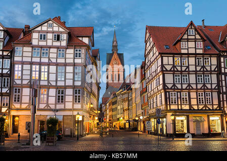 Marktkirche und Altstadt in Hannover, Deutschland Stockfoto