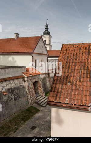 Europa, Polen, Woiwodschaft Podlachien, suwalskie/Suwalszczyzna - Wigry - dem ehemaligen Kamaldulenserkloster auf dem See Wigry Stockfoto