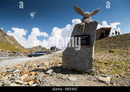 Europa, Österreich/Italien, Alpen, Gebirge - Passo Rombo - Timmelsjoch Stockfoto