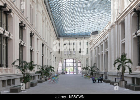 Galeria de Cristal, Palacio de Kommunikation, Plaza de la Cibeles, Madrid, Spanien, Europa Stockfoto