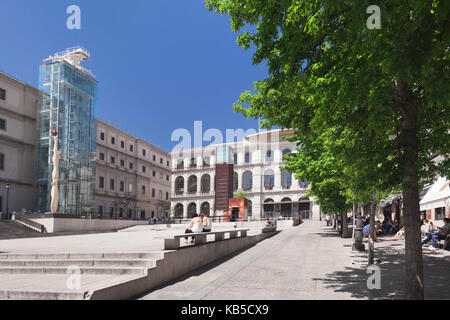 Reina Sofia Museum, Paseo del Prado, Madrid, Spanien, Europa Stockfoto