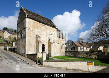 Die Sächsische Kirche von St. Laurence, Bradford-on-Avon, Wiltshire, England, Vereinigtes Königreich, Europa Stockfoto