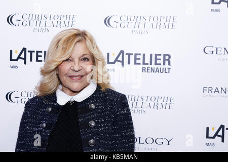 Paris, Frankreich. September 2017. Nicoletta besucht die Christophe Guillarmé Show im Rahmen der Paris Fashion Week Frühjahr / Sommer 27 im Atelier Renault in Paris, Frankreich am 2017. September 2018. Quelle: Bernard Menigault/Alamy Live News Stockfoto