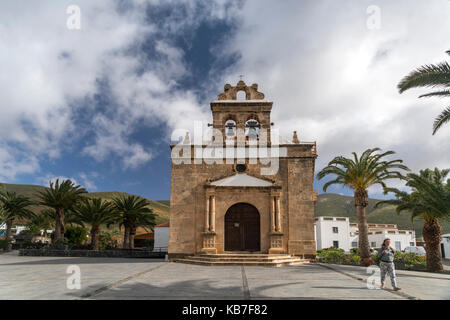 Kirche Nuestra Senora de la Pena in Vega de Rio Palmas, Insel Fuerteventura, Kanarische Inseln, Spanien | Kirche Nuestra Senora de la Pena in Veg Sterben Stockfoto