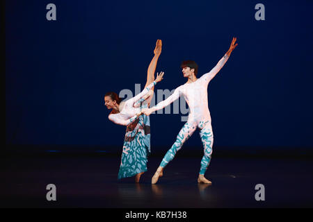 London, UK, 26. September 2017 - Acosta Danza vorhanden Debüt an der Sadler's Wells. Foto © Danilo Moroni Stockfoto