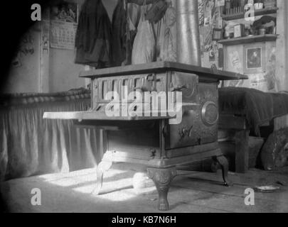 AJAXNETPHOTO. Februar 1904. Kanada, genaue Lage unbekannt. - Beschriftungen auf dem GLAS DER PLATTE LIEST HACK INNENRAUM'. Fotograf: unbekannt © DIGITAL IMAGE COPYRIGHT AJAX VINTAGE BILDARCHIV QUELLE: AJAX VINTAGE BILDARCHIV SAMMLUNG REF: AVL 1673 Stockfoto