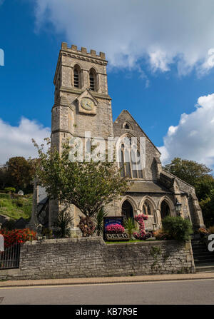 St. Michaels Kirche in Bier, Devon. Stockfoto