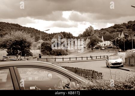 Wiliam Docherty Ich ging um zwei herum. Was ist ein kleines Bergbaudorf in East Dunbartonshire in Schottland. Stockfoto