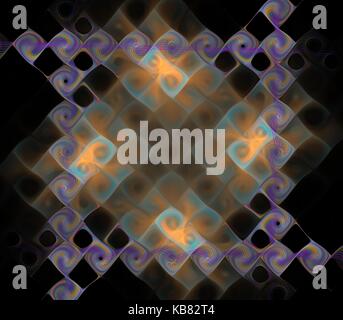 Plasmatischen Fraktal. Computer Generated image Stockfoto