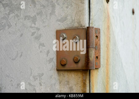 rostige Scharnier Stockfoto