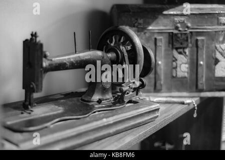 Sirince, Izmir, Türkei - September 08, 2016: antike Nähmaschine Stockfoto