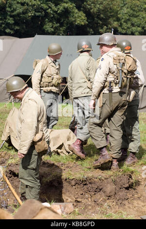 WW 11 Reenactment an der Sieg zeigen, Großbritannien Stockfoto