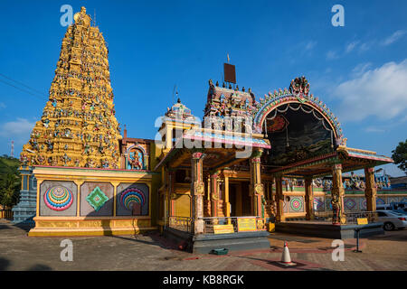 Hindu-Tempel Sri Muthumariamman Thevasthanam Stockfoto