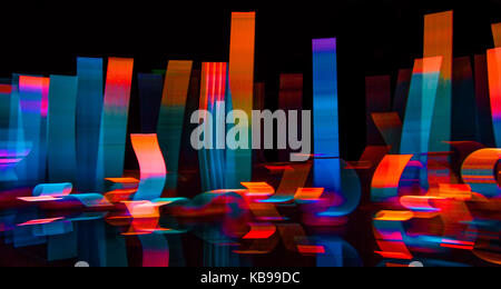Abstrakte Farbe Bewegung Stockfoto