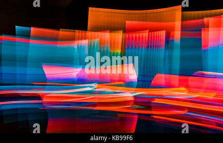 Abstrakte Farbe Bewegung Stockfoto