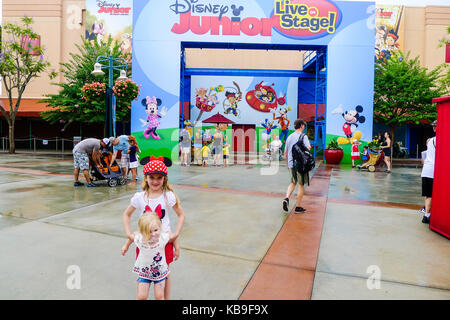 Disney Junior, Live Bühne zeigen, Mickey Mouse Club House, Disney World, Florida, USA Stockfoto