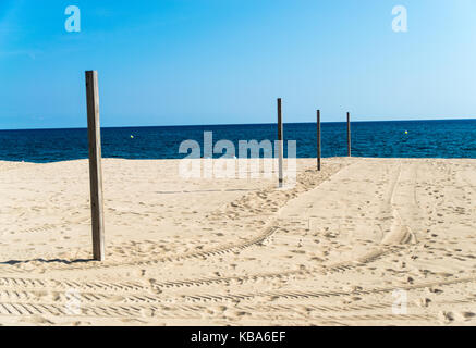 Strand von Calella, Spanien Stockfoto