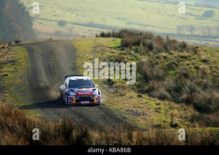 Dixies überqueren, auf halbem Weg 2. WRC 2011. Stockfoto