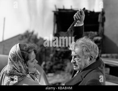 Der Mann, der beobachtete Züge gehen von, aka: Der Mann, der sich selbst nicht kannte, Großbritannien/USA 1952, Regie: Harold French, Darsteller: Marta Toren, Claude Rains Stockfoto