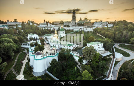 Luftaufnahme von Kiew Pechersk Lavra, Kiev, Kiew, Ukraine. Stockfoto