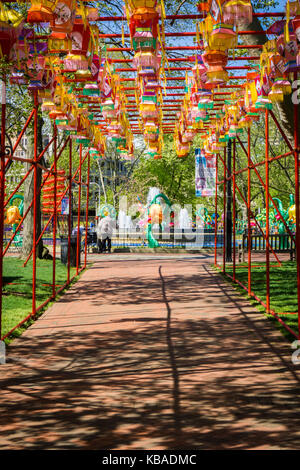 Chinesischen Laternenfest, Franklin Square Stockfoto