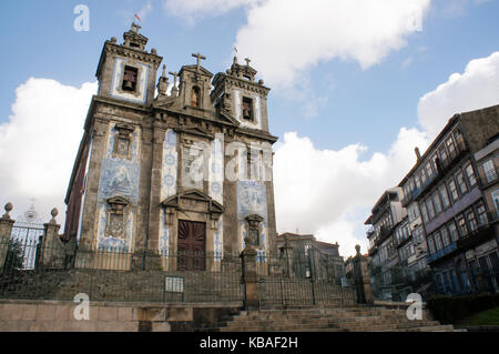 Kirche des heiligen Ildefonso ich in Porto, Portugal Stockfoto