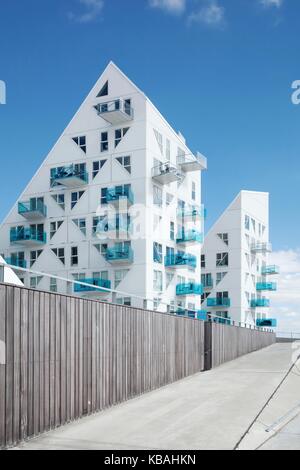 Aarhus, Dänemark - 12 August, 2015: Eisberg Gebäude in Aarhus, Dänemark Stockfoto