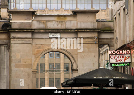 Rogano Oyster Bar und Cocktail Bar, Exchange Place, Glasgow, Schottland Stockfoto