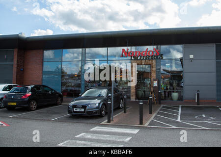 Nando's Restaurant in Leigh, England, Großbritannien Stockfoto