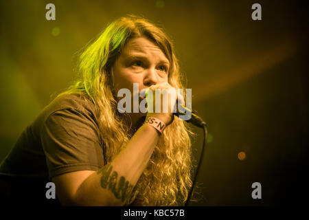 Die englische Rapper, Lyriker und Spoken Word Artist Kate Tempest führt ein Live Konzert im Niederländischen Showcase Festival und Musik Konferenz Eurosonic Festival 2015. Niederlande, 16/01 2015. Stockfoto