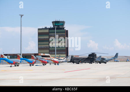 Airshow Festa Al Cel Lleida - Barcelona - Spanien, Veranstaltung anzeigen Stockfoto