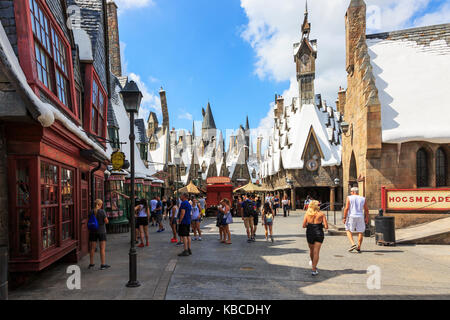 Harry Potter Teil der Universal Studios Theme Park in Orlando, Florida, USA Stockfoto