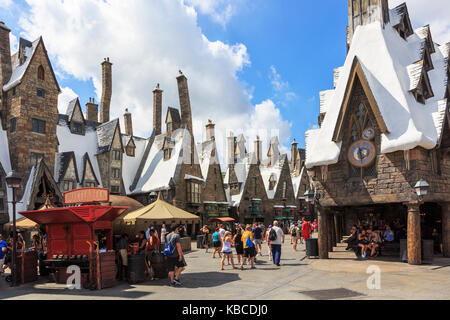 Harry Potter Teil der Universal Studios Theme Park in Orlando, Florida, USA Stockfoto