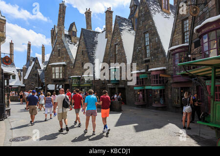 Harry Potter Teil der Universal Studios Theme Park in Orlando, Florida, USA Stockfoto