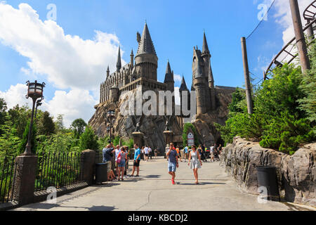 Harry Potter Teil der Universal Studios Theme Park in Orlando, Florida, USA Stockfoto