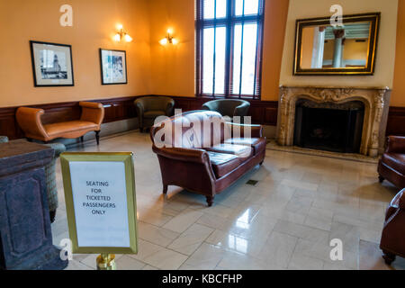 Richmond Virginia, Main Street Station, historischer Bahnhof, innen, Sitzplätze, VA170521102 Stockfoto