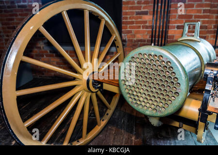 Richmond Virginia, Richmond National Battlefield Park, Tredegar Iron Works, Civil war Visitor Center, Vandenburg Volley Gun, Waffe, Museum, innen, Stockfoto