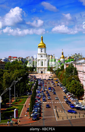 St. Sophia's Cathedral, Kiew, Ukraine. Stockfoto