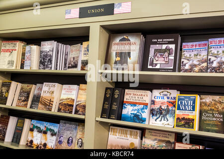 Fredericksburg Virginia, Fredericksburg Battlefield Visitor Center, Bürgerkrieg, Geschichte, Ausstellungsausstellung Sammlung Shopping Shopper Shopper Shop Shops Stockfoto