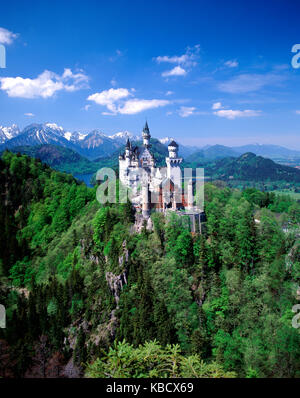 Schloss Neuschwanstein, Bayern, Deutschland Stockfoto