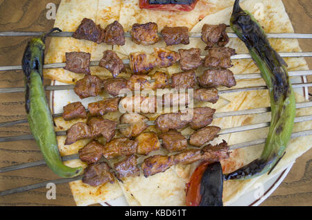 Shish kebab Stockfoto