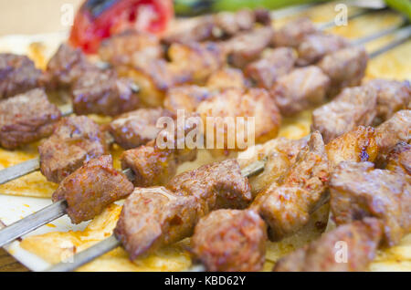 Shish kebab Stockfoto