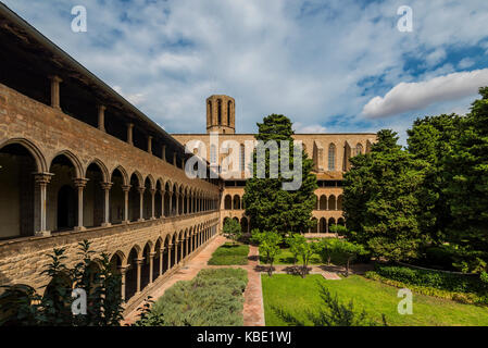 Das gotische Kloster von Pedralbes in Barcelona, Katalonien, Spanien Stockfoto