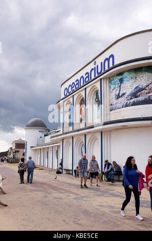 September 2017 - Bournemouth Bournemouth Oceanarium am Meer Stockfoto