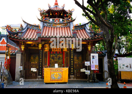 Thian Hock Keng Tempel, buchstäblich Palast des Himmlischen Glücks, der älteste und majestätischste chinesische Tempel der Stadt. Stockfoto