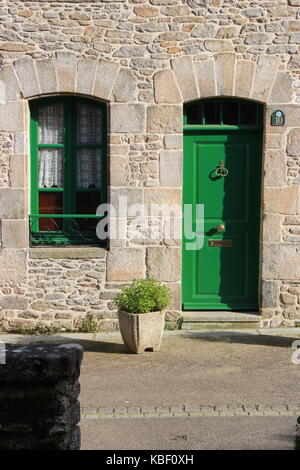 La Roche Bernard im Frühling heißt "La Petite citée de caractère" Stockfoto