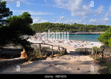 Playa S'Amarador auf Mallorca Balearen Insel in Spanien Stockfoto