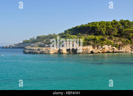 Playa S'Amarador auf Mallorca Balearen Insel in Spanien Stockfoto